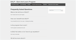 Desktop Screenshot of ealp.com